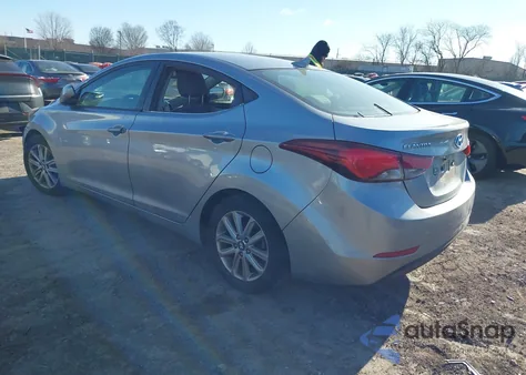 2015 Hyundai Elantra Se z USA, uszkodzony, nr VIN 5NPDH4AE7FH548780